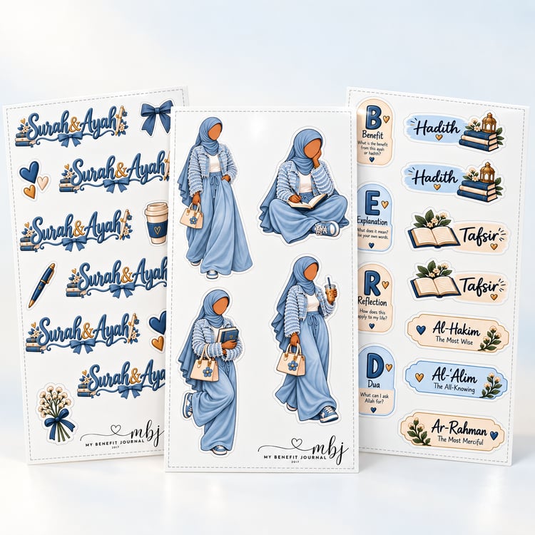 MBJ Denim Sticker Set