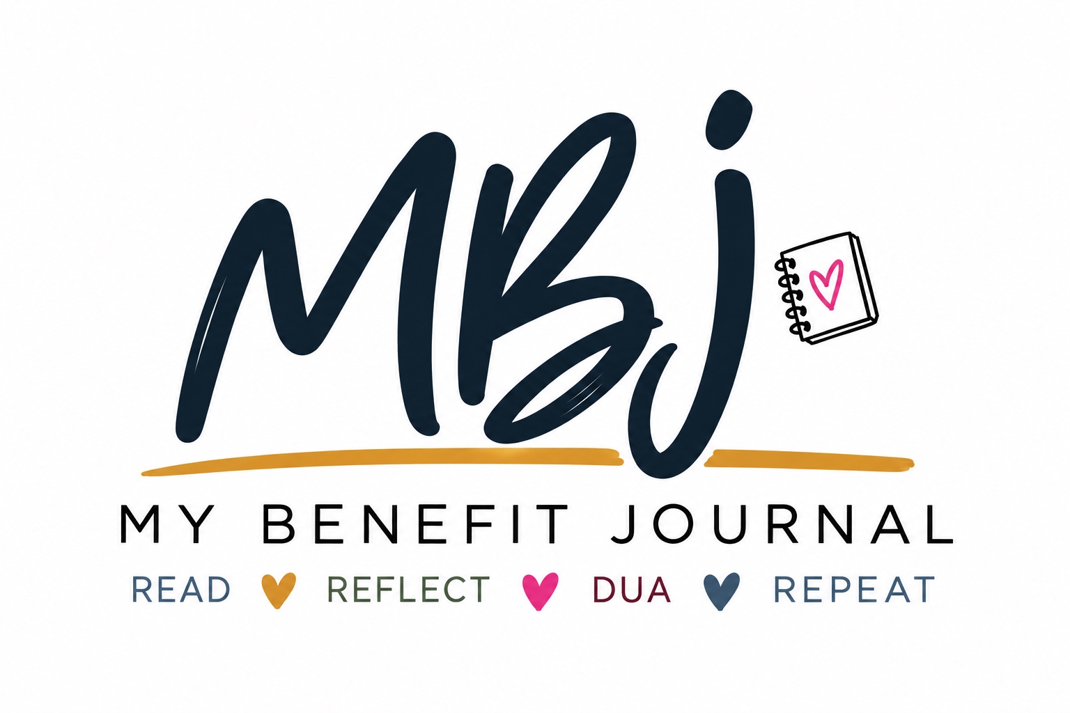 My Benefit Journal · Read, Reflect, Dua, Repeat